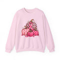 Breast Cancer Awareness Sweatshirt – Pink Leopard Pumpkin Fall Crewneck