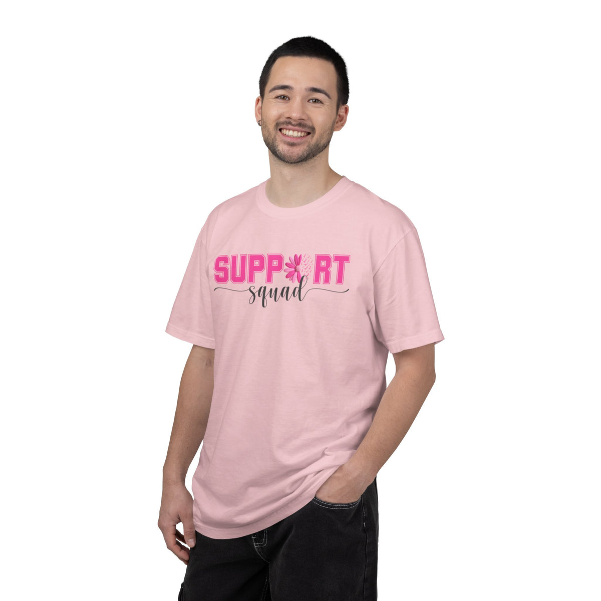 Support Squad Breast Cancer Awareness Tee | Pink Ribbon Support Shirt