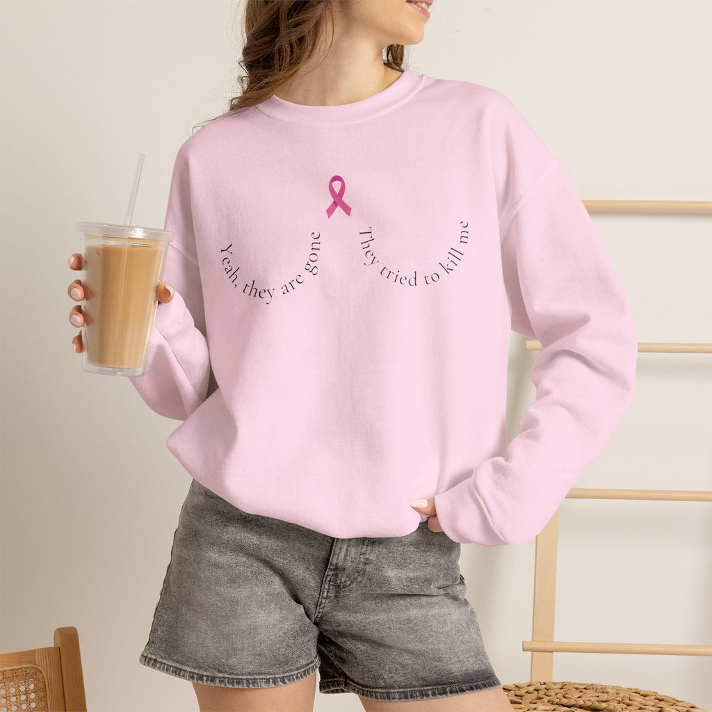 Breast Cancer Awareness Survivor Sweatshirt – Empowerment Crewneck
